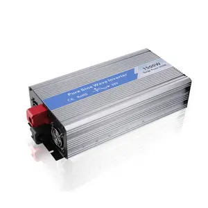 Comprar Inversor de corriente para coche de 1200W, convertidor de 12V a 220V  CA, inversor Solar LCD Digital de onda sinusoidal modificada