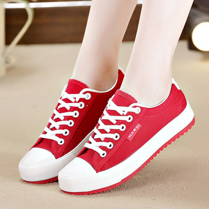 Nuove <span class=keywords><strong>scarpe</strong></span> in tela con suola spessa basse da <span class=keywords><strong>donna</strong></span> con plateau di <span class=keywords><strong>grandi</strong></span> dimensioni e caratteristiche traspiranti e leggere per l'autunno - Product Image 5