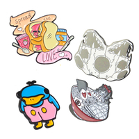 Broches personnalisées en métal avec logo, badges et épingles en émail dur ou souple, motifs animaux mignons, fabriquées sur mesure en usine