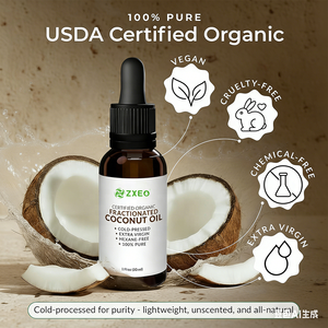 Huile de Coco Fractionnée 100% Pure OEM ODM, Huile de Coco Fractionnée Pressée à Froid, Huile Végétale pour le Visage, le Corps, les Cheveux, la Peau, Huile de Massage - Product Image 5