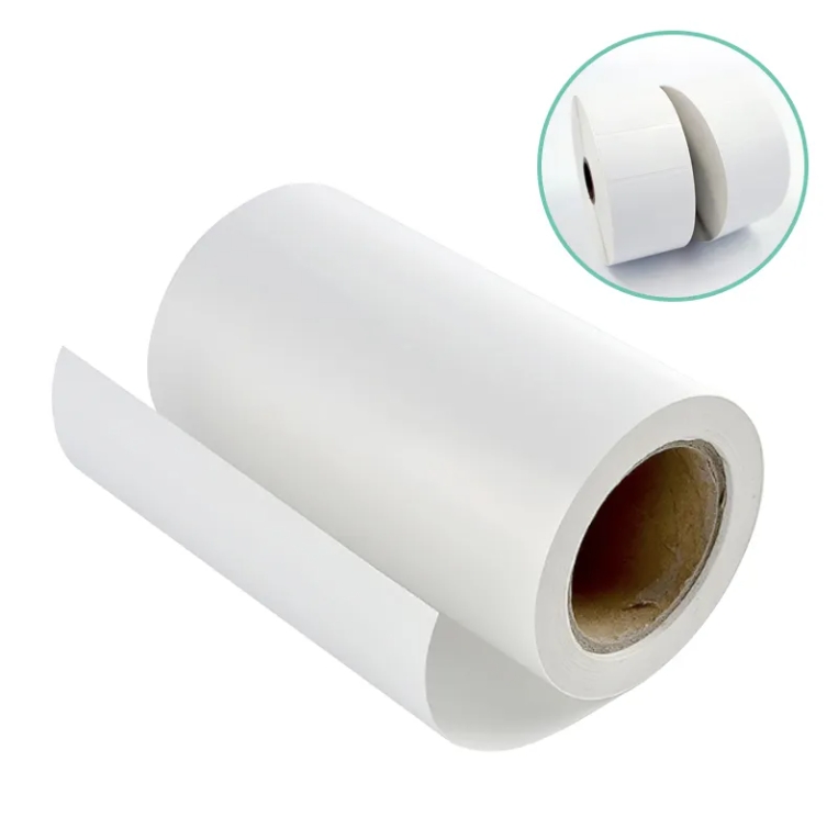 Factory Priced Transparent BOPP Packaging Label Material Self-Adhesive Jumbo Roll for Flexo Printing