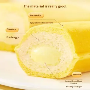 Pane alla Banana Morbido e Profumato, Snack Fresco Quotidiano, Popolare su Internet, per Pasti Veloci e Colazione al Lavoro - Product Image 2