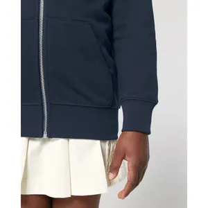 Felpa STSK182 per Bambini con Zip Organica, Merchandising Sostenibile - Product Image 2