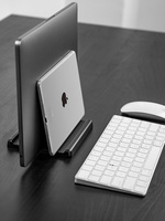 Support vertical léger en plastique pour ordinateur portable, avec plusieurs fentes, noir, pour iPad, Macbook, Surface, tablette, OEM, ODM