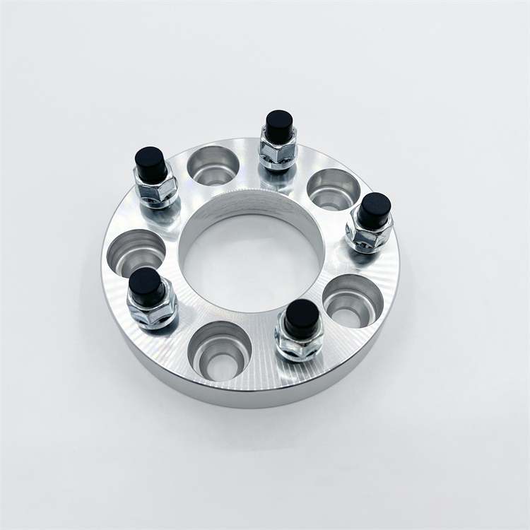 Высокопрочные Серебристые алюминиевые ступенчатые колесные Распорки 5x114,3x25 мм адаптер для автомобильного колесного Распорки