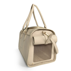 Eco-friendly di cuoio Dell'unità di elaborazione portatile carino <span class=keywords><strong>cane</strong></span> di animale domestico del gatto di <span class=keywords><strong>trasporto</strong></span> di viaggio <span class=keywords><strong>borsa</strong></span> per il <span class=keywords><strong>trasporto</strong></span> approvato traspirante pet carrier bag - Product Image 1