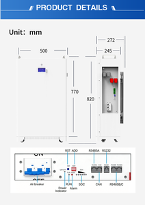 HAIYAO Batería de Litio Lifepo4 para Almacenamiento de Energía Doméstica de 51.2V 300ah 200ah 100ah, 15kwh <span class=keywords><strong>10kwh</strong></span> 5kwh - Product Image 5