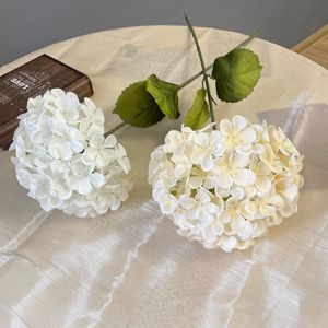 <strong>Flowers</strong> Real Touch <strong>Artificial</strong> <strong>Hydrangea</strong> <strong>Flowers</strong> for Decoration Wedding <strong>Artificial</strong> <strong>Flowers</strong> Bouquet Faux <strong>Flowers</strong> White Realistic - Product Image 3