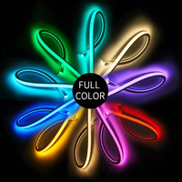 Bande de Led Diffuseur de Profil en Silicone Bandes Lumineuses Néon en Silicone Bande de Led Éclairage d'Entrée avec Silicone