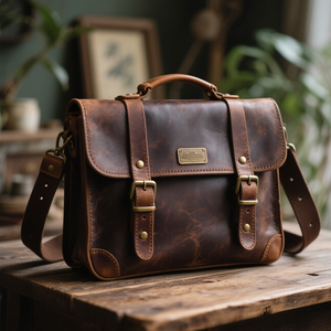 Nhà sản xuất chống mặc da cặp với khâu chắc chắn cho du khách thường xuyên đi công tác văn phòng hàng ngày mang theo - Product Image 4