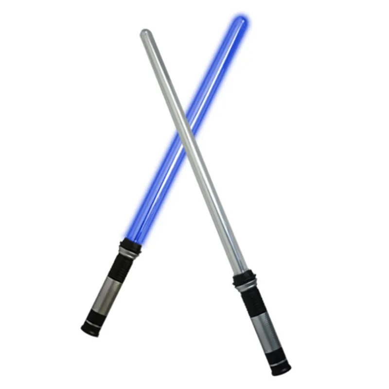 Great Sound Effect 26 Inch Double Blade Light Up Toys LED Light Saber Laser Sword 2 In 1 Wholesale Lightsaber