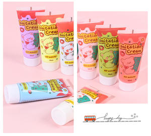 Pegamento de crema DIY de 50g, varios colores al por mayor, pegamento de crema de simulación, adhesivo con boquilla de tubería, pegamento de crema batida para bricolaje - Product Image 4