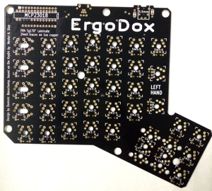 ผู้ผลิตแผงวงจรพิมพ์แบบสองด้าน fr4 tg 170 Ergodox - Product Image 1