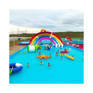 Toboggan arc-en-ciel <span class=keywords><strong>direct</strong></span> des fabricants de piscines gonflables divertissements commerciaux monde de l'eau installations de parcs pour enfants - Product Image 2