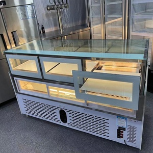 Hot bán chất lượng tốt bánh thủy tinh thẳng đứng lớp duy nhất bánh Máy làm lạnh <span class=keywords><strong>Showcase</strong></span> hiển thị - Product Image 3