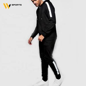 Diseño de moda Personalizado Hombres Slim Fit Negro 100% Algodón Chándal de invierno - Product Image 2