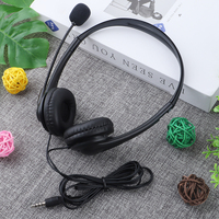 Écouteurs pas chers, écouteurs filaires avec microphone, système d'appel, écouteurs de jeu, prise 3.5mm