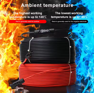Câble <span class=keywords><strong>Solaire</strong></span> XLPE XLPO en Cuivre Étamé 2.5mm 4mm 6mm 1/1.8kv DC pour Extension de Panneaux Solaires – Fournisseur Direct Usine - Product Image 4