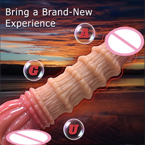 Хит продаж: большой реалистичный силиконовый водонепроницаемый надувной дилдо-монстр, мягкая фантазийная секс-игрушка для женщин с присоской - Product Image 2