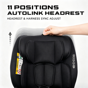 Asiento Elevador para Automóvil Ogolee OG701A ECE R129 I-Size, ISOFIX, Respaldo Alto Ajustable de 40-150 cm, Capacidad de 36 kg, 0-12 Años, <span class=keywords><strong>Grupo</strong></span> 0+123 - Product Image 6
