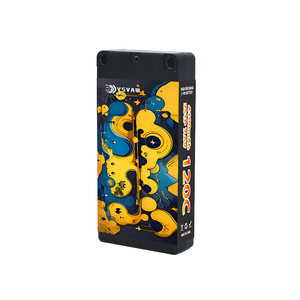 アップグレードVSVAW 2S Lipoバッテリー7.6V 4100mAh 120C、互換性のある1/10ドリフトカーリモートコントロールクライミングカーハードシェルバッテリー - Product Image 5