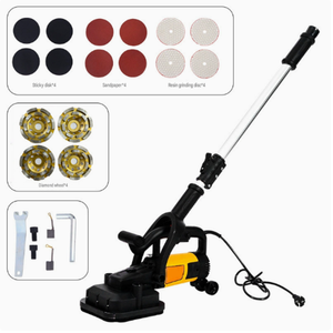 Machine à polir le béton multifonctionnelle sans poussière 110V 220V, <span class=keywords><strong>meuleuse</strong></span> de sol à 4 disques, <span class=keywords><strong>meuleuse</strong></span> à béton - Product Image 3