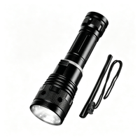 Lampe torche puissante à LED laser blanc 30W, 50m de profondeur de plongée, 1000 lumens, lanterne de plongée type 18650, interrupteur coulissant, lampe de poche LED
