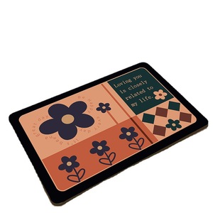 Alfombra de Baño de Tierra de Diatomeas con Diseño Floral, Rectangular, Antideslizante y Absorbente para Baño, Cocina, Inodoro y Uso Doméstico - Product Image 5