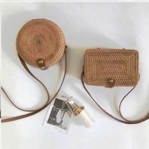 Sacs en paille, sac en raphia vintage, sac à main pour filles, élégant sac à main pour femmes, perles faites en feutre - Product Image 1