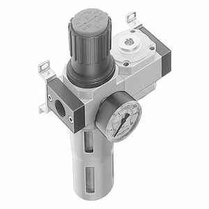 Festo LFR การรวมแหล่งก๊าซ LFR 1 8 D MINI KC เครื่องควบคุมความดันที่มีมาตรวัดและตัวกรองสำหรับใช้ในอุตสาหกรรม - Product Image 1