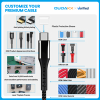 Vente en gros d'usine, chargeur USB 3.1 Type C 240W, charge rapide 5A, câble de données 10 Gbps, câble Type-C pour téléphone portable, appareils Android