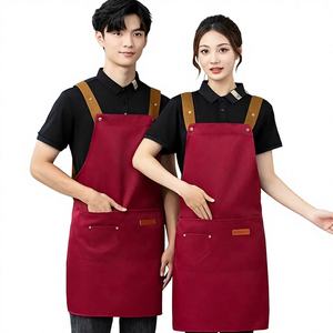 Tablier de cuisine personnalisé pour la cuisson, le barbecue, le chef, imprimé et brodé, adapté aux serveurs dans les salons de thé et les cafés - Product Image 6