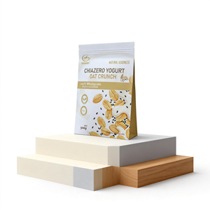 Céréales instantanées à base de flocons d'avoine et de <span class=keywords><strong>yaourt</strong></span> aux graines de chia, riches en fibres et en calcium, pour le petit-déjeuner sain des enfants et des bébés - Product Image 1