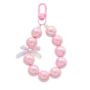 Llavero de Acrílico con Cuentas de Colores Estilo Caricatura, para Bolsos, Accesorios, Material Plástico, Venta al Por Mayor - Product Image 4