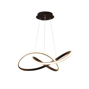 <span class=keywords><strong>Lampadario</strong></span> a Sospensione Moderno a <span class=keywords><strong>Cerchio</strong></span> Stile Scandinavo Creativo Minimalista a Linee per Soggiorno Camera da Letto Ristorante e Bar - Product Image 6