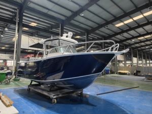 Bote de Pesca de Aluminio <span class=keywords><strong>Gospel</strong></span> de 5.2 m con Cabina Cuddy, Media Ventana y Toldo Plegable, para Uso Familiar - Product Image 5