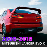 Luz Trasera de Diseño Arcaico para Automóvil con Luz de Giro Secuencial para Mitsubishi Lancer EVO X 2008-2018
