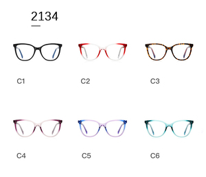 <span class=keywords><strong>Gafas</strong></span> TR90 Anti-Luz Azul para Mujer, Estilo Europeo Americano 2134, Patillas con Diseño Retorcido, Color Caramelo, Progresivo, Clásico, Plano - Product Image 4