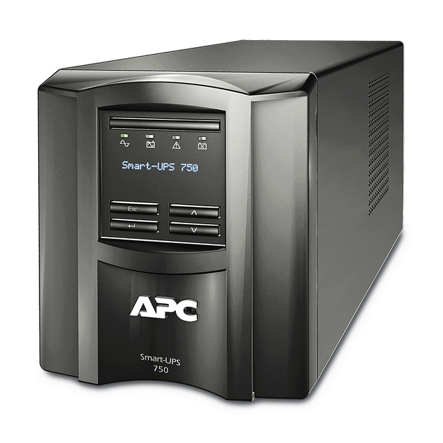 APC Smart-UPS SMC750I-CH 750VA 500W Single Phase Line Interactive Pure Sine Wave Tower 230V UPS Backup Power Supply