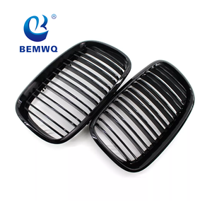Griglia a rene di aspirazione paraurti nero lucido per <span class=keywords><strong>BMW</strong></span> X5 X6 E70 E71 <span class=keywords><strong>N55</strong></span> S63 51137157687 51137305589 - Product Image 1