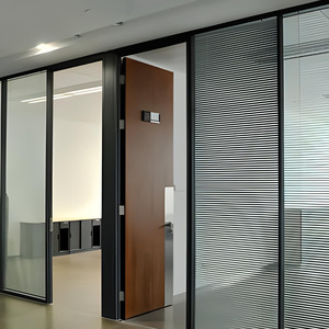 Cloison modulaire en verre à double persiennes pour système de division de bureau, utilisée pour les hôpitaux, les bureaux, les centres d'<span class=keywords><strong>exposition</strong></span> - Product Image 1
