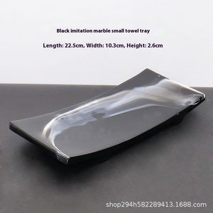 Khách sạn hiện đại mô hình hình chữ nhật nhựa khăn khay thiết kế thời trang nhà vệ sinh lưu trữ món ăn khay trang trí khay - Product Image 2
