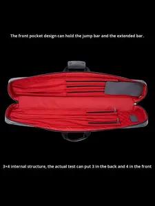 Estuche para Taco de Billar LIZARD Coco Ranger Series de Gran Capacidad, Ultrafibra, Cuero Vacuno, Diseño de 7 Orificios, para Deportes de Billar - Product Image 4