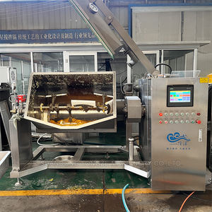 Cuisson sous vide liquide industrielle en poudre Mélangeur horizontal Sauce à confiture de fruits Machine à fabriquer des bonbons au caramel Cuiseur sous vide commercial - Product Image 5