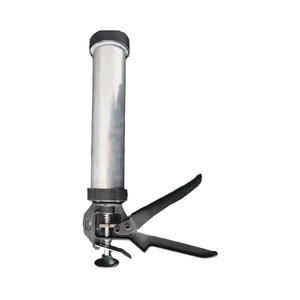 Pistola de calafateo de aluminio de 300 ml, aplicador de sellador de silicona de alta resistencia para construcción, gatillo suave, antipicaduras, resistente al óxido - Product Image 2
