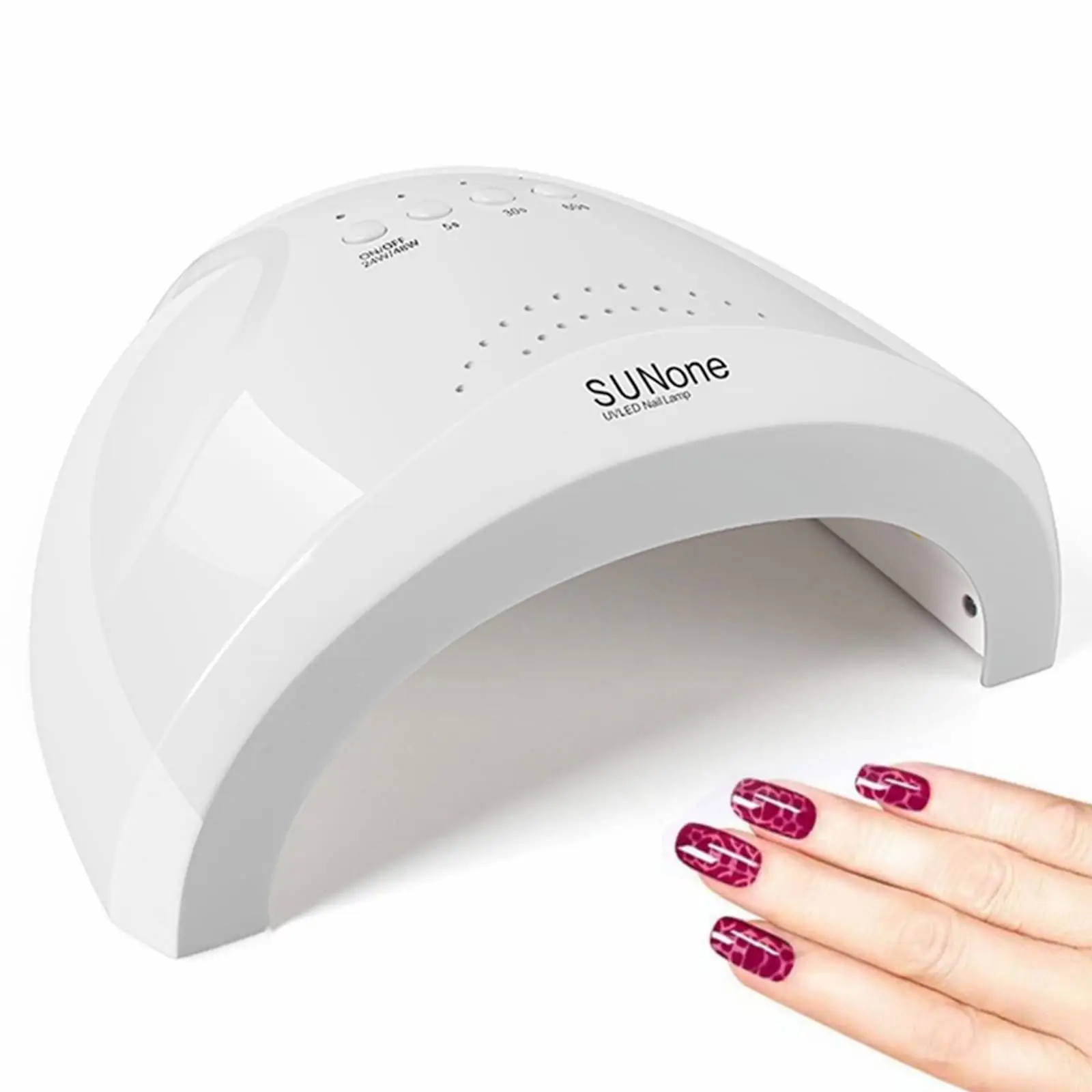 SUNone 48W Nail Lamp Fast Drying Not Black Hand Nail Uv Led Lamp Light For Mnaicure