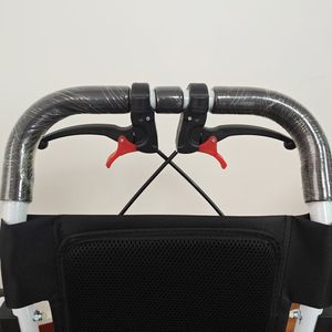 Fauteuil roulant pliable extérieur léger Portable pour personnes âgées main pousser mobilité <span class=keywords><strong>Scooter</strong></span> voyage rééducation thérapie fournitures - Product Image 4