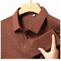 Camisa de Hombre con Estampado Digital, Poliéster, Manga Corta, Cuello de Solapa, Corte Regular, Informal, para Negocios, Verano