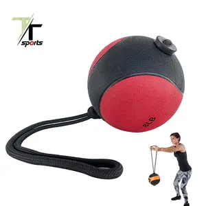 TTSPORTS Тяжелая Атлетика Тренажерный Зал Фитнес упражнения гимнастика мяч надувной медицинский мяч с ремнями
