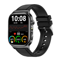 Montre connectée TK18 avec surveillance ECG, suivi d'activité et examen physique, batterie 650 mAh, étanche IP68